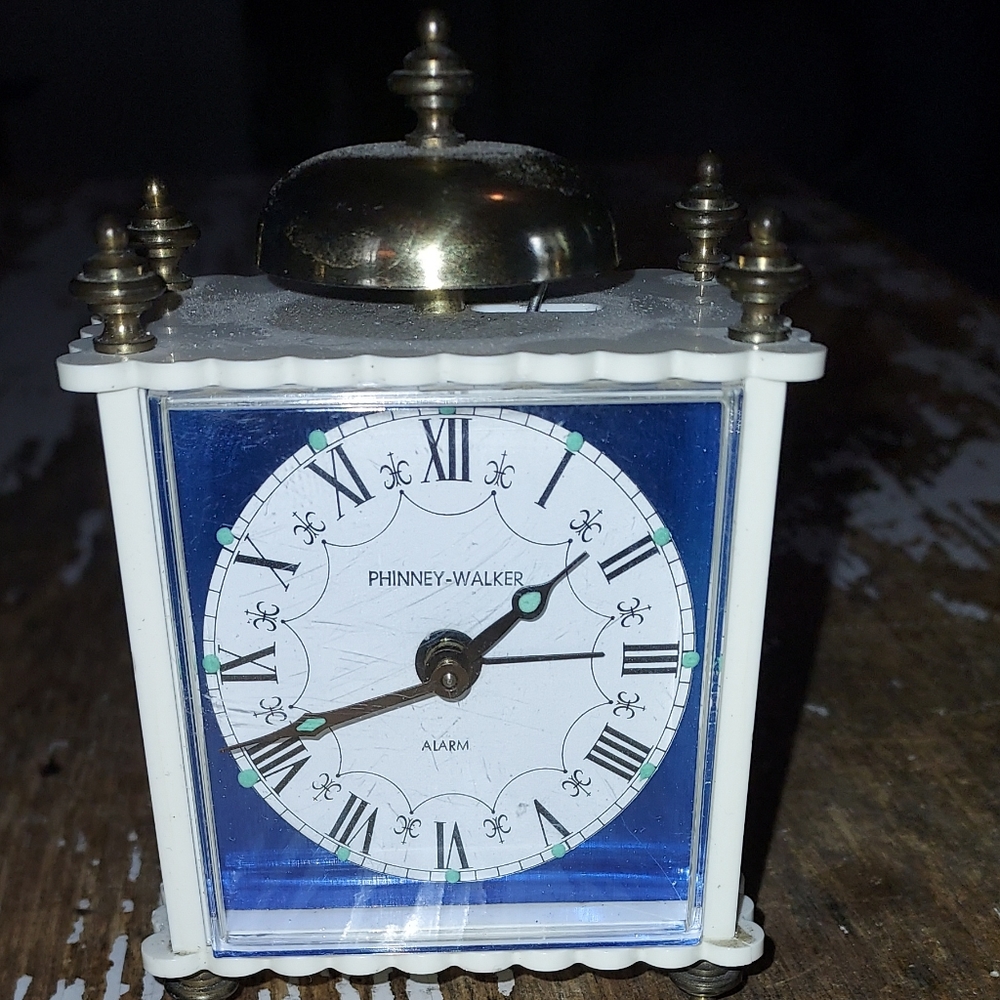 Vintage Phinney Walker Windup Small Clock